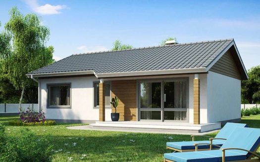 Проект дома из газобетонных блоков Миньяр