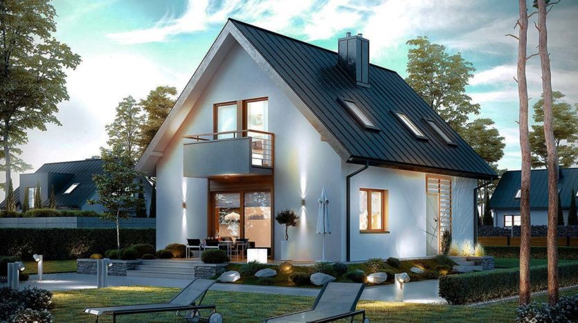 Проект дома из газобетона до 100 кв Мелекесс