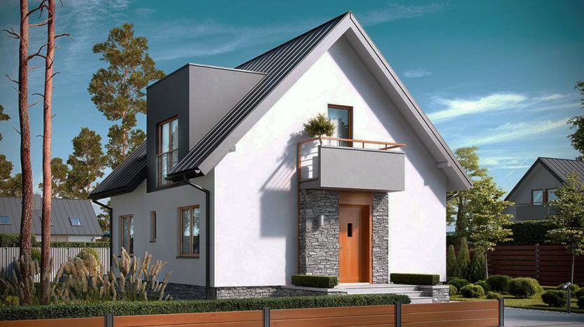 Проект дома из газобетона до 100 кв Мелекесс