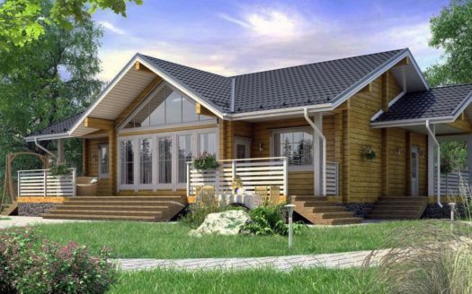 Проект дома из профилированного бруса под ключ