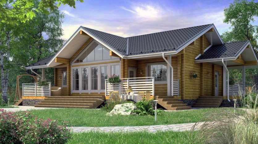 Проект дома из профилированного бруса под ключ