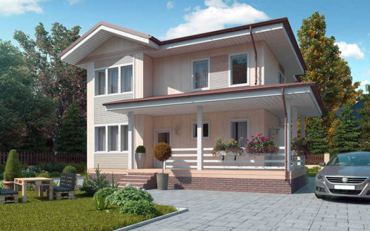 Проект каркасного дома до 150 кв м