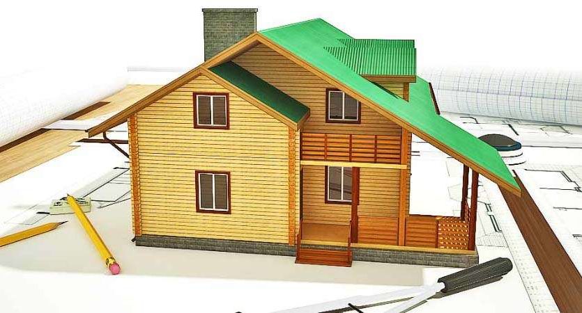 Проект дома из профилированного бруса Куйбышев