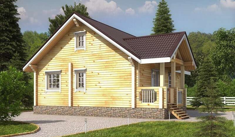 Проект из профилированного бруса Павловск
