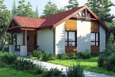 Проект дома из арболитовых блоков
