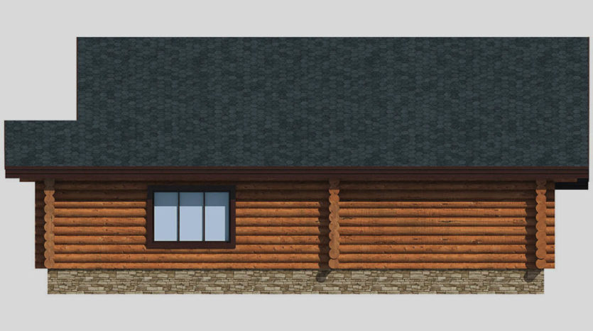 Проект коттеджа из оцилиндрованного бревна Гремячинск