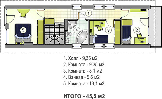 Планировка второго эт.