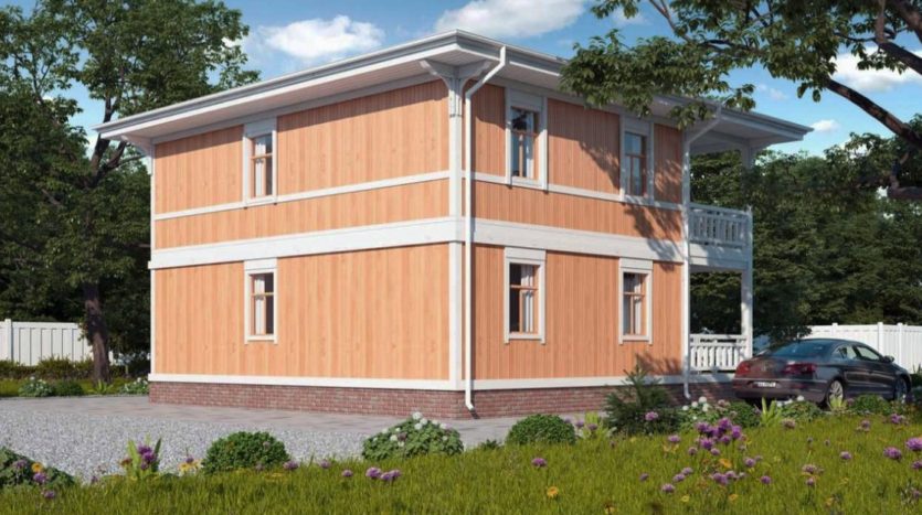 Американский проект двухэтажного дома Даллас