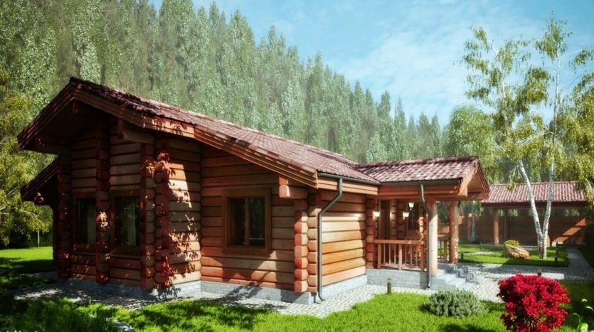 Проект дома из цельного бревна Беловодск