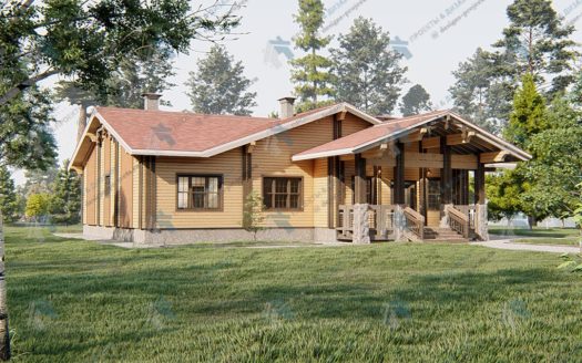 Проект дома из газобетонных блоков Самбург 2