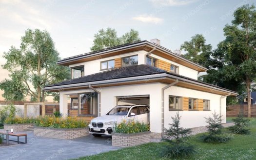 Проект современного дома из газобетона Сасово