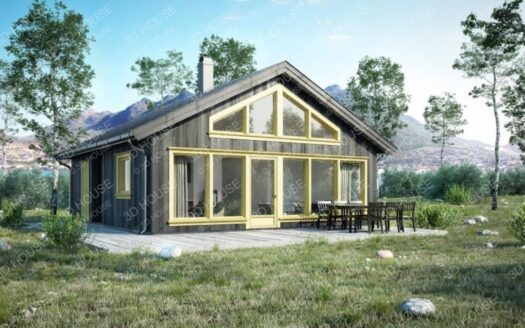 Проект одноэтажного дома со вторым светом Городище